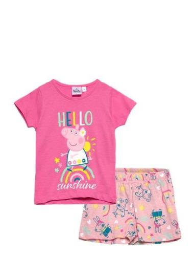 Set Pyjalong Pyjamasetti Pyjama Pink Gurli Gris