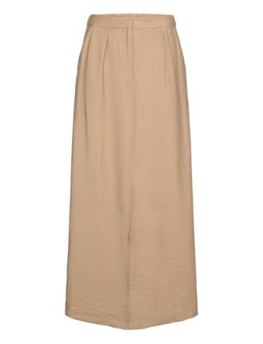 Objfaline Mw Ancle Skirt E Ss Fair 23 Pitkä Hame Beige Object