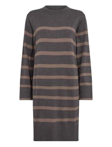 Fqmonday-Dress Polvipituinen Mekko Grey FREE/QUENT