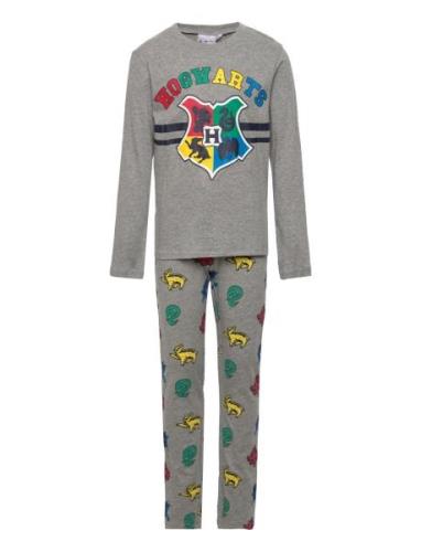 Pyjalong Pyjamasetti Pyjama Grey Harry Potter