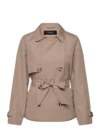 Vmzoa Trenchcoat Trenssi Takki Beige Vero Moda