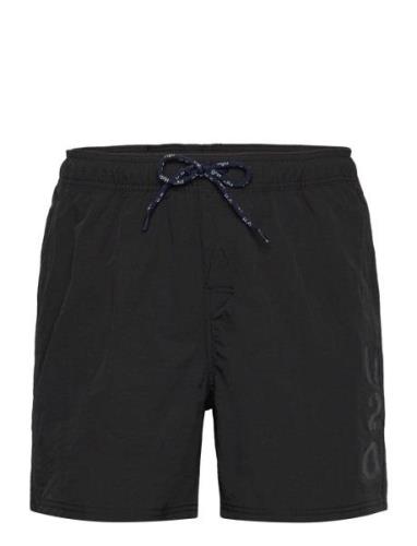 Leisure Logo Swim Shorts Uimashortsit Black H2O