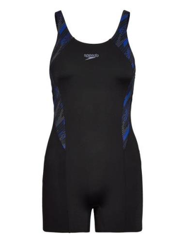 Womens Hyperboom Splice Legsuit Uimapuku Uima-asut Black Speedo