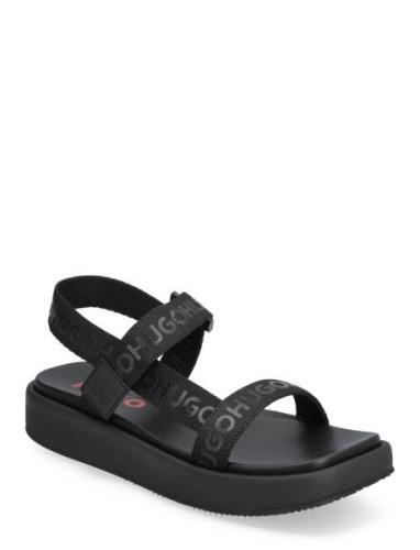 Emma_Strapsandal_Wb Matalapohjaiset Sandaalit Black HUGO