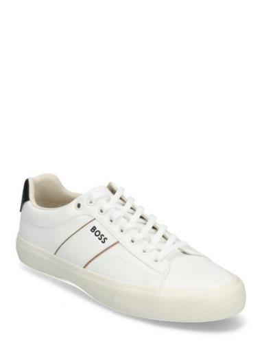 Aiden_Tenn_Flpp Matalavartiset Sneakerit Tennarit White BOSS