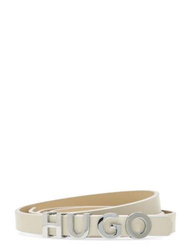 Zula Belt 1,5Cm Vyö Cream HUGO