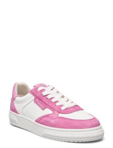 Women Lace-Up Matalavartiset Sneakerit Tennarit Pink Tamaris