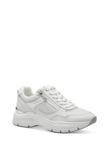 Women Lace-Up Matalavartiset Sneakerit Tennarit White Tamaris