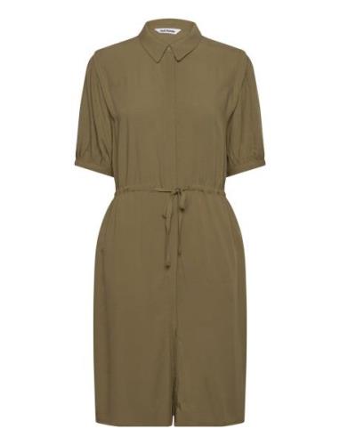 Srpansy Dress Lyhyt Mekko Khaki Green Soft Rebels