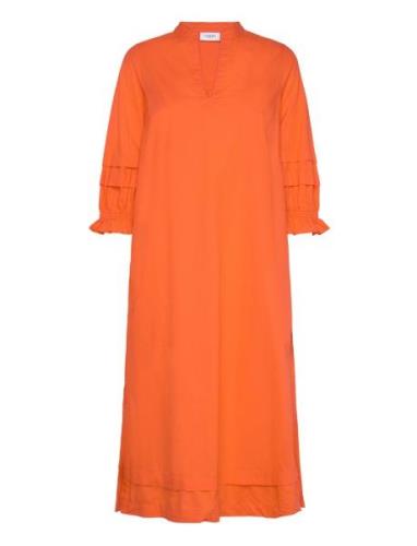 Drewsz Dress Polvipituinen Mekko Orange Saint Tropez