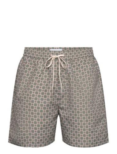 Stan Aop Swim Shorts 2.0 Uimashortsit Brown Les Deux