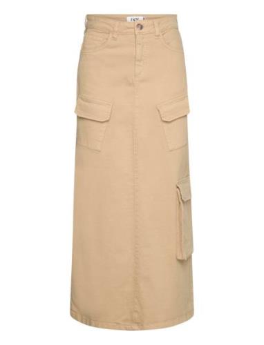 Ivy-Augusta Utility Maxi Skirt Khak Pitkä Hame Khaki Green IVY Copenha...