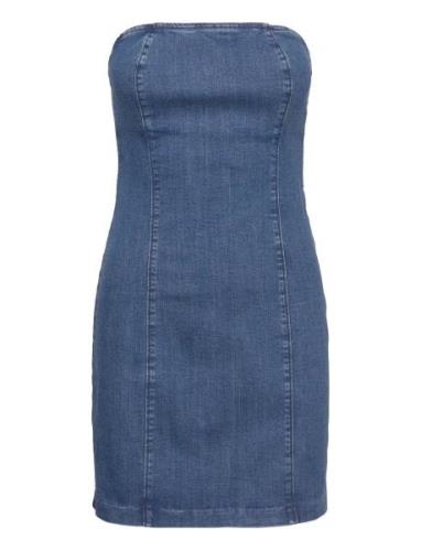 Ivy-Chelsea Tupe Denim Dress Lyhyt Mekko Blue IVY Copenhagen