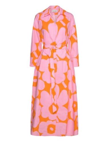 Perenna Unikko Maksimekko Juhlamekko Pink Marimekko