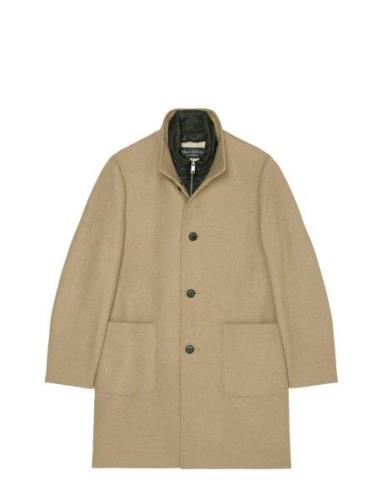 Woven Coats Villakangastakki Pitkä Takki Beige Marc O'Polo