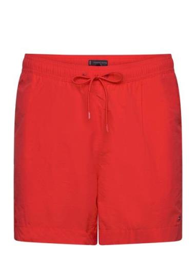 Medium Drawstring Uimashortsit Red Tommy Hilfiger