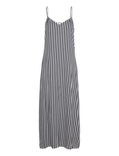 Fluid Stripe Ankle Slip Dress Maksimekko Juhlamekko Blue Tommy Hilfige...