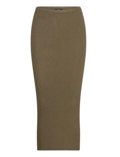 Skirt Josefina Polvipituinen Hame Khaki Green Lindex