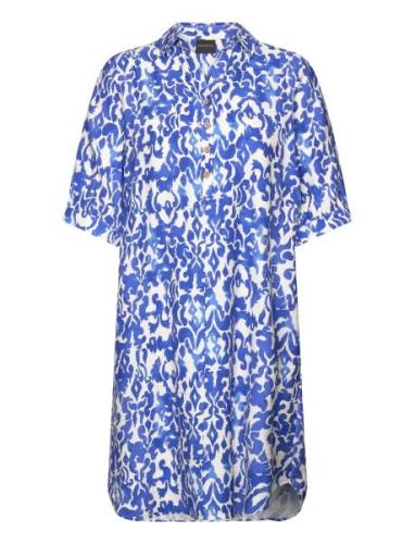 Casual Dress Polvipituinen Mekko Blue Brandtex