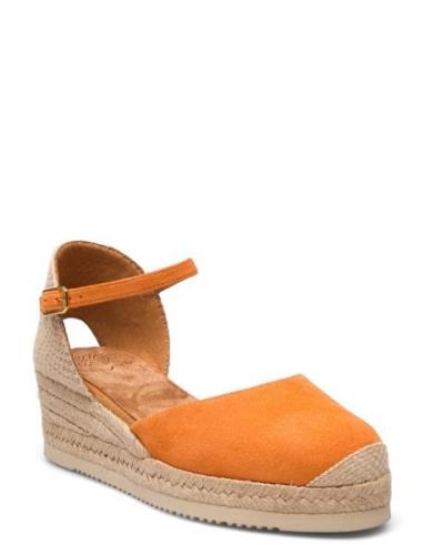 Cisca24Ks Matalat Sandaalit Espadrillot Orange UNISA