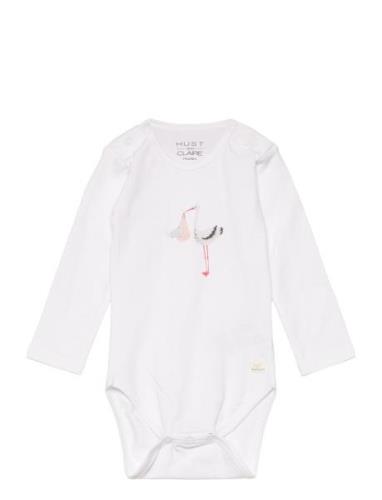 Bebe- Bodysuit Bodies Long-sleeved White Hust & Claire