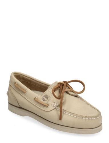 Classic Boat Boat Shoe Light Beige Nubuck Loaferit Matalat Kengät Crea...