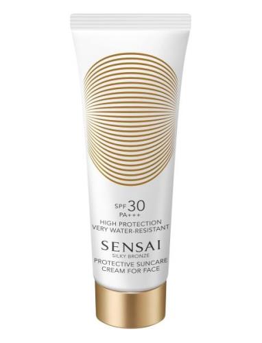 Silky Bronze Protective Cream Face Spf30 Aurinkorasva Kasvot Nude SENS...