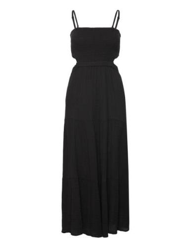 Premium Surf Maxi Dress Maksimekko Juhlamekko Black Rip Curl