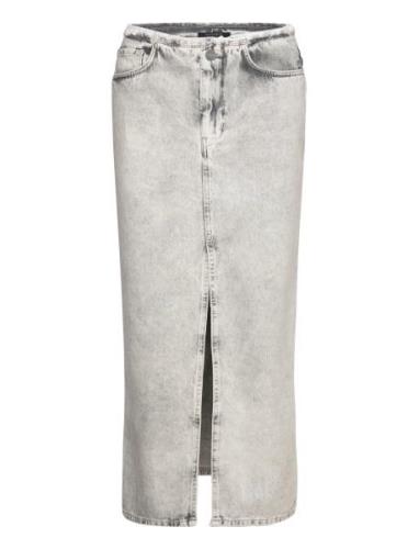 Honor Maxi Skirt Pitkä Hame Grey AllSaints