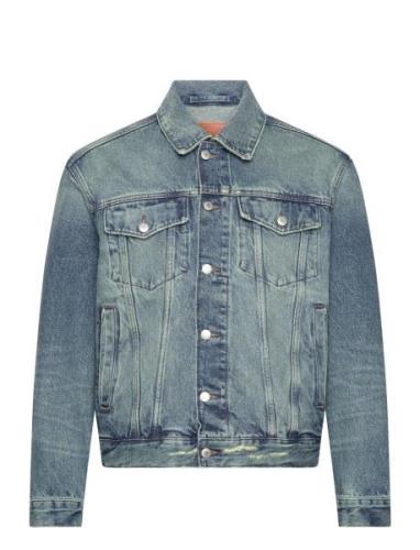 Denim Trucker Jacket Farkkutakki Denimtakki Blue GANT