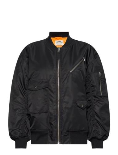 Flight Twill Tommy Jacket Bombertakki Black Mads Nørgaard