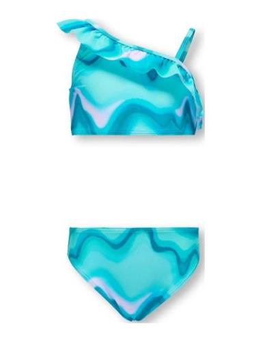 Koglaura Shoulder Bikini Set Acc Bikinit Blue Kids Only