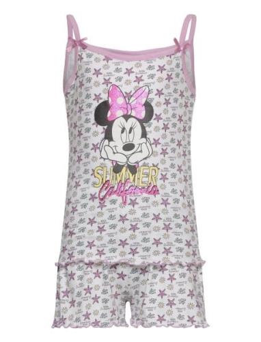 Pyjama Pyjamasetti Pyjama Multi/patterned Minnie Mouse