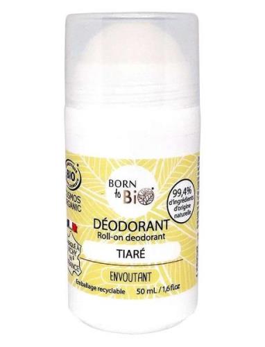 Born To Bio Deodorant Tiaré Deodorantti Roll-on Nude Born To Bio