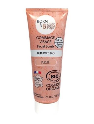 Born To Bio Face Scrub For Oily Skin Kuorinta-aine Vartalonkuorinta Nu...