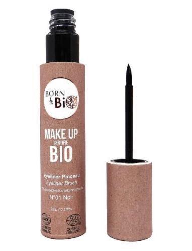 Born To Bio Organic Eye Liner Pencil Eyeliner Rajauskynä Meikki Black ...