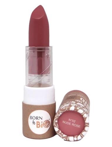 Born To Bio Organic Matt Lipstick Huulipuna Meikki Red Born To Bio