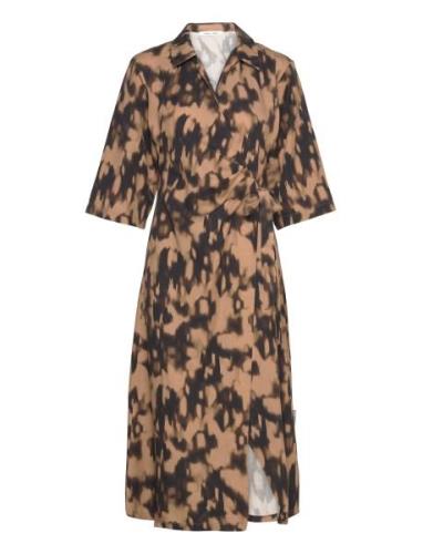 Sahani Dress 15151 Polvipituinen Mekko Brown Samsøe Samsøe