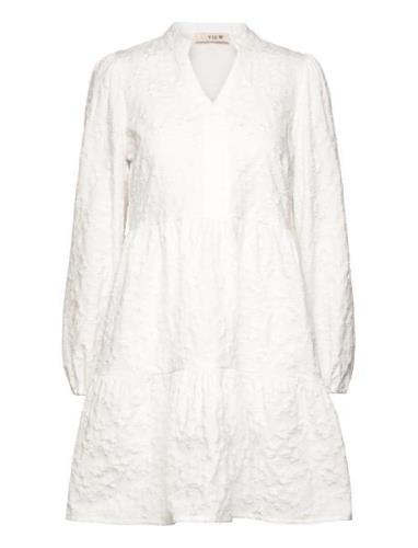 Ida Dress Lyhyt Mekko White A-View