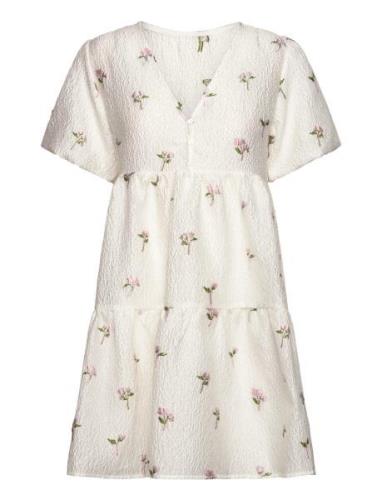 Selino Dress Lyhyt Mekko White A-View