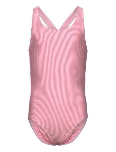 Swimsuit Uimapuku Uima-asut Red Color Kids