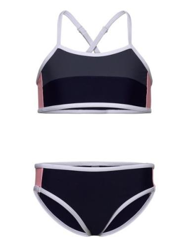 Bikini Colorblock Bikinit Navy Color Kids