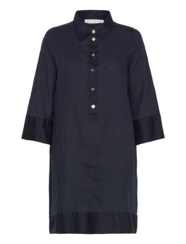 Ninette Dress Lyhyt Mekko Navy BUSNEL