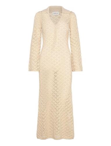 Emilia Dress Maksimekko Juhlamekko Beige MAUD