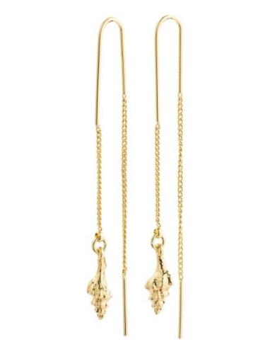 Sea Recycled Chain Earrings Korvakoru Korut Gold Pilgrim