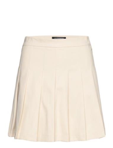 Adina Skirt Lyhyt Hame Beige J. Lindeberg