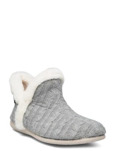 Textile Slipper Aamutossut Tohvelit Grey Hush Puppies