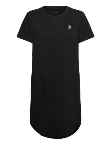 Women Bamboo S/S Night Dress Yöpaita Black URBAN QUEST