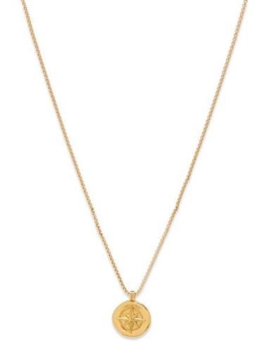 Compass Necklace Kaulakoru Korut Gold Samie