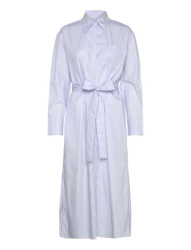 Rel Poplin Shirt Dress Polvipituinen Mekko Blue GANT